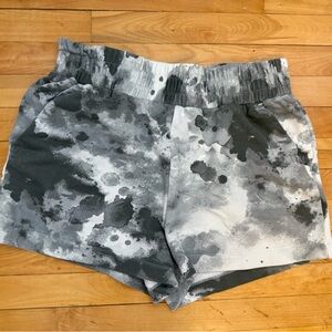 Women's Athletic Shorts in Black and Gray